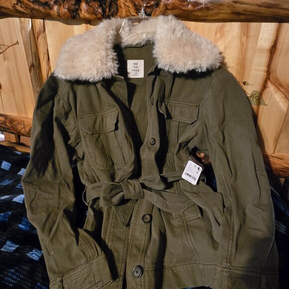 Free People Jackets & Blazers - Free People We The Free Jonah Safari Jacket M NWT